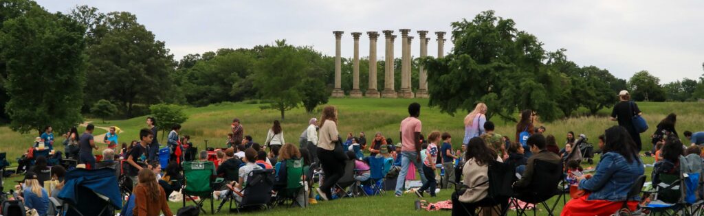 spring concert in the ellipse meadow with cumbia heights