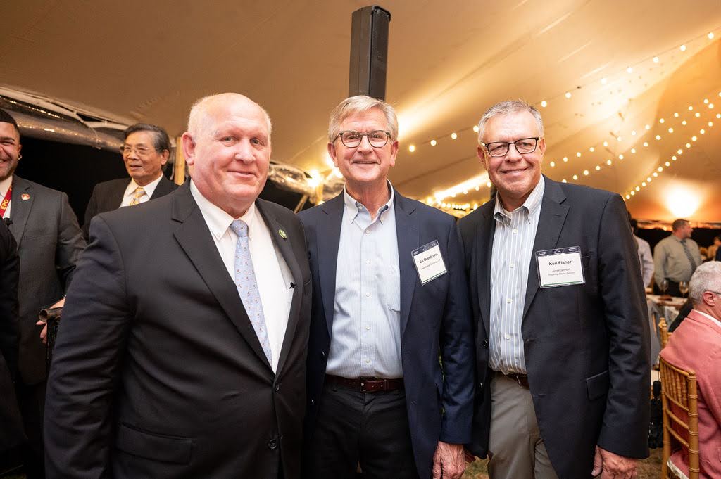 Representative GT Thompson with other guests at Dinner Under the Stars